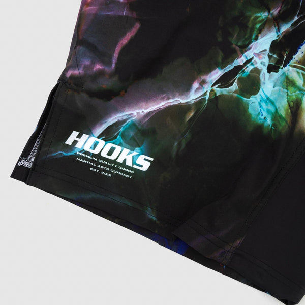 Hooks BJJ Shorts - Dark Lights Grappling Shorts.