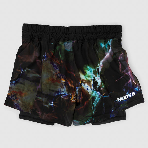 Hooks MMA Shorts - Dark Lights Fight Shorts.
