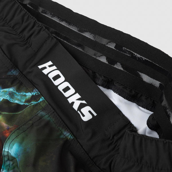 Hooks MMA Shorts - Dark Lights Fight Shorts.