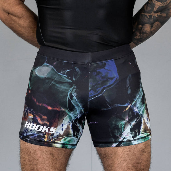 Hooks Vale Tudo Shorts - Dark Lights