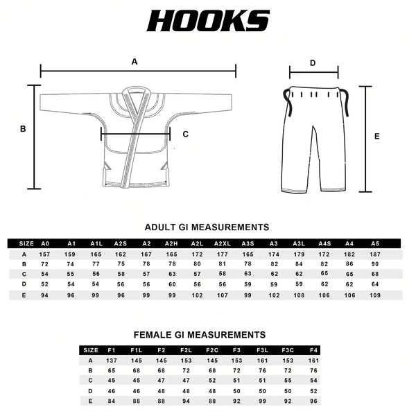 Hooks BJJ GI - Limited Edition Prolight - Inferno