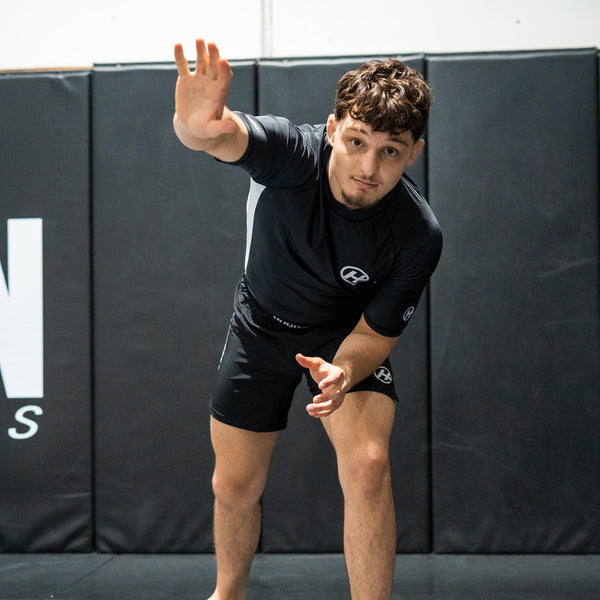 Hooks Short Sleeve BJJ Rash Guard - Pursuit