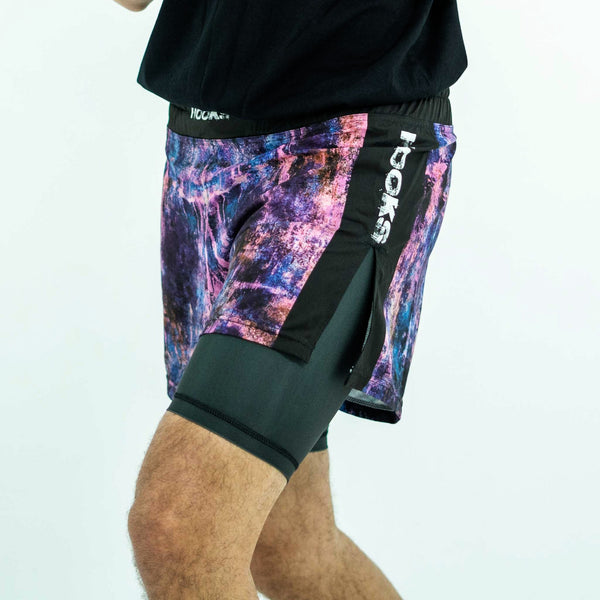 Hooks MMA Shorts - Grunge Fight Shorts