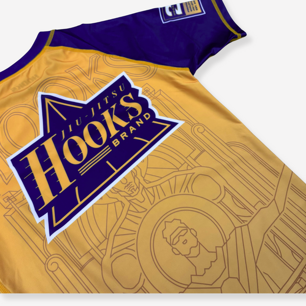 Hooks BJJ Rash Guard - Showtime - Yellow