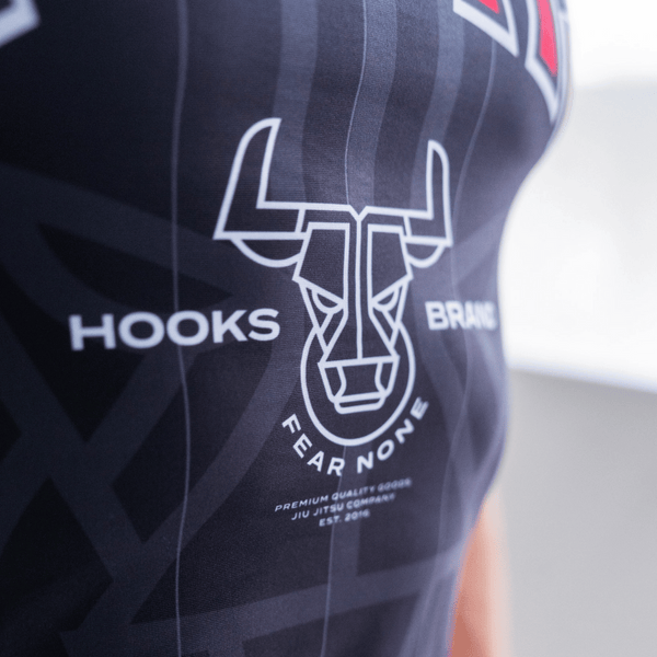 Hooks BJJ Rashguard - Headstrong II - Bulls