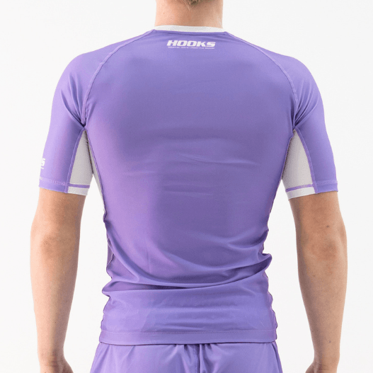 Hooks - Fusion Short Sleeve Rash Guard - Lavender