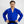 Load image into Gallery viewer, Hooks GI Prolight II, Blue with Black, Premium Cotton, Black/White BJJ Kimono
