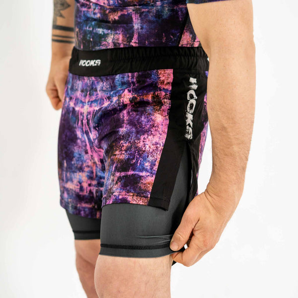 Hooks MMA Shorts - Grunge Fight Shorts