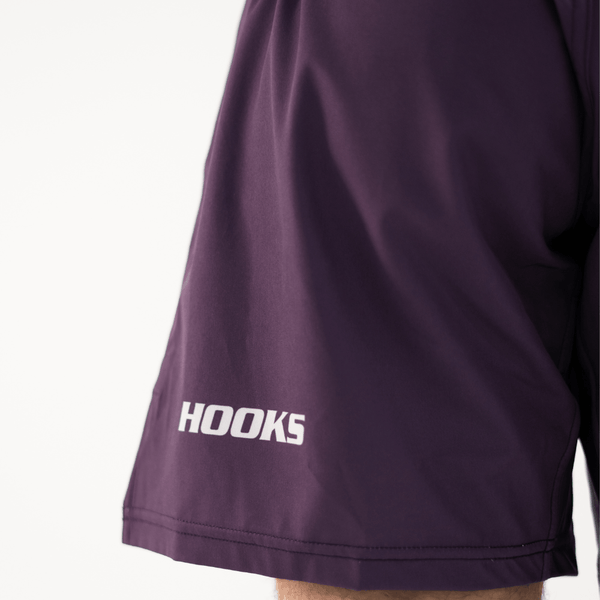 Hooks  - Fusion Grappling Shorts - Plum