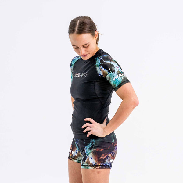 Hooks Women's Flex BJJ Shorts - Dark Lights