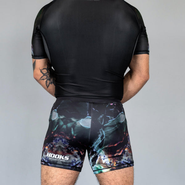 Hooks Vale Tudo Shorts - Dark Lights