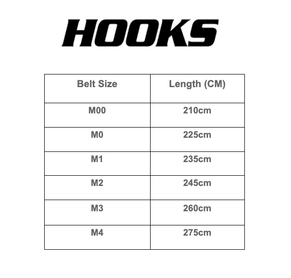 Hooks Kids BJJ Belts - IBJJF Compliant - Hooks Jiu-Jitsu