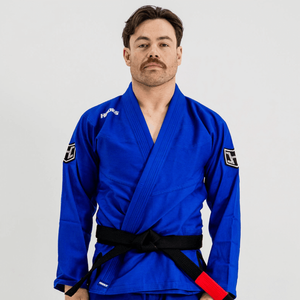 Hooks BJJ GI - Prolight II - Blue with Black.