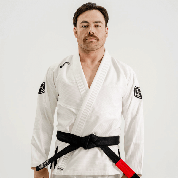 Prolight II Hooks GI, White with Black, 2024 IBJJF Legal, Ultra-Soft Cotton BJJ Kimono