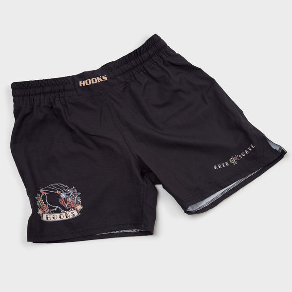 Hooks BJJ Grappling Shorts - Pantera Negra.