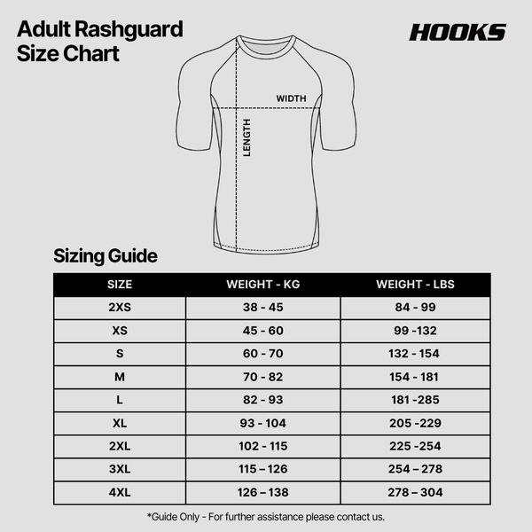 Hooks - Fusion Short Sleeve Rash Guard - Lavender