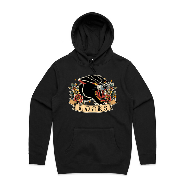 Hooks BJJ Hoodie - Pantera Negra