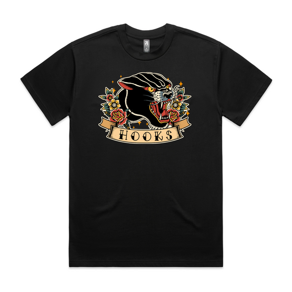 Hooks BJJ T-Shirt - Pantera Negra