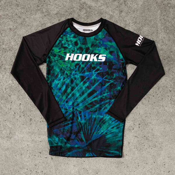 Hooks Long Sleeve Rash Guard – Jungle Reign