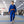 Load image into Gallery viewer, Hooks Kids BJJ GI - Prolight II - Blue with White Brazilian Jiu Jitsu
