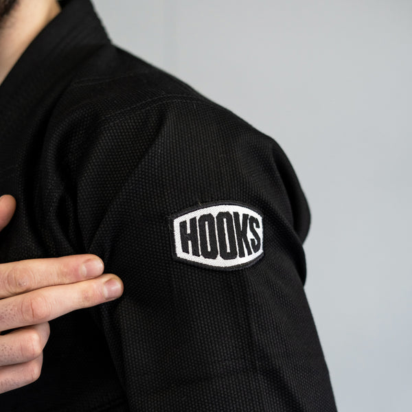 Hooks Core BJJ GI - Black includes White Belt