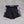 Hooks Women's Flex Shorts Black Mist, front flat lay showing black body with monochrome ink-wash side panels and branded