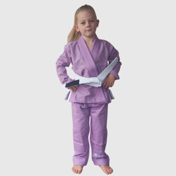 Hooks BJJ GI - Kids Classic  - Lilac includes White Belt