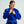 Load image into Gallery viewer, Hooks GI Prolight II, Blue with Black, Ultra-Soft Cotton BJJ Kimono
