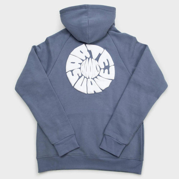 Hooks Art Suave BJJ Puff Print Blue Hoodie 