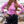 Hooks Long Sleeve Rash Guard - Rose Fusion