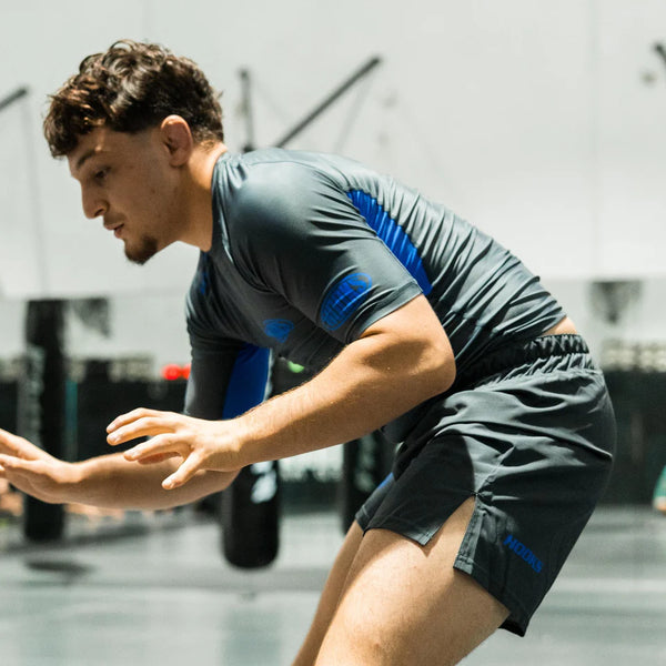 Hooks BJJ Rashguard and Shorts Coal