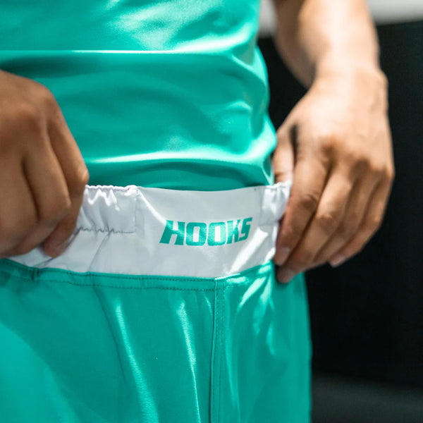 Hooks BJJ Shorts Teal 