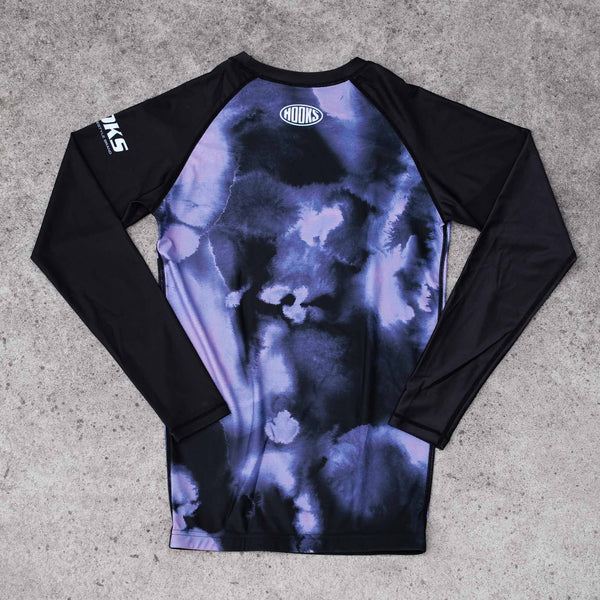 Hooks BJJ Long Sleeve Rash Guard -  Violet Haze