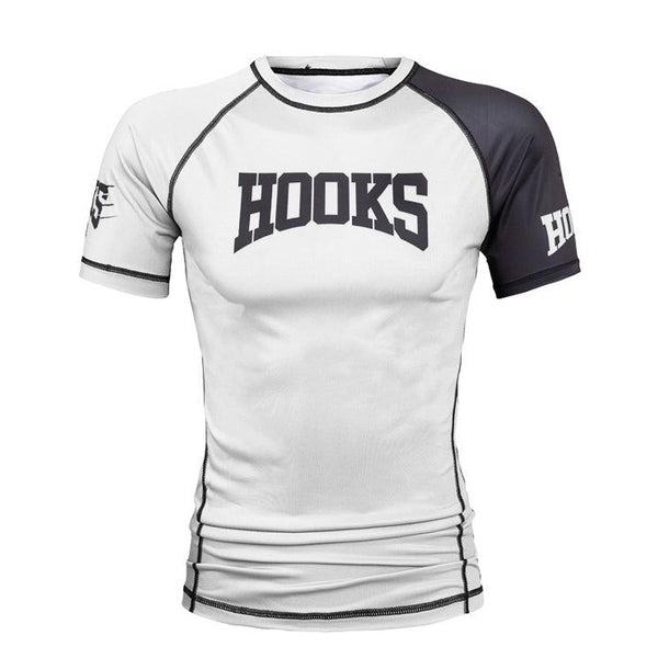 Hooks Kids Ranked Rashguard - White