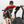 Kids Headstrong Bulls Rashguard worn in casual action setting