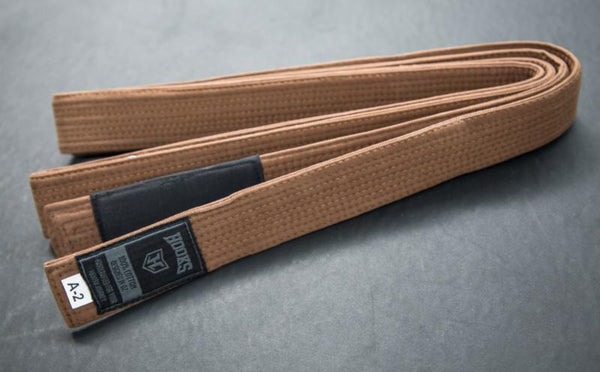 Hooks Brown BJJ Belt - Hooks Jiu-Jitsu