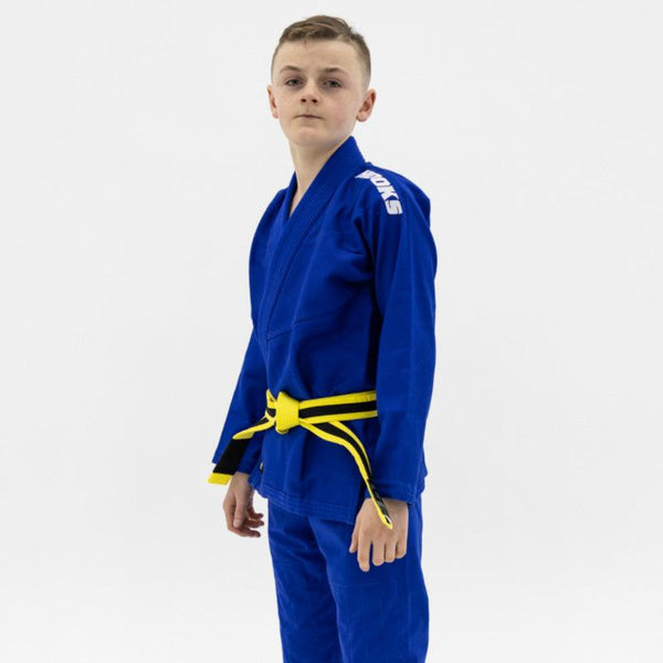 Hooks Kids Classic BJJ Gi - Blue includes White Belt - Hooks Jiu-Jitsu