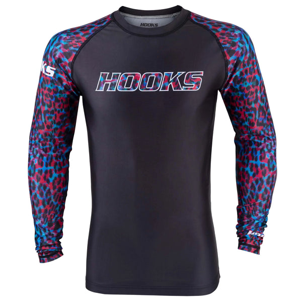 Hooks Neon Panther Rash Guard - Long Sleeve - Hooks Jiu-Jitsu