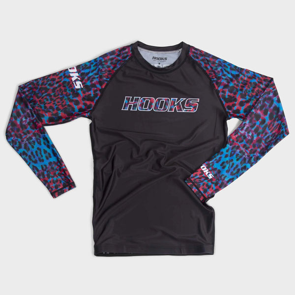 Hooks Neon Panther Rash Guard - Long Sleeve - Hooks Jiu-Jitsu