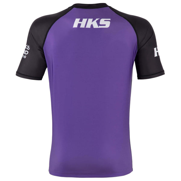 Hooks Short Sleeve Ranked Rashguard - Purple - Hooks Jiu-Jitsu