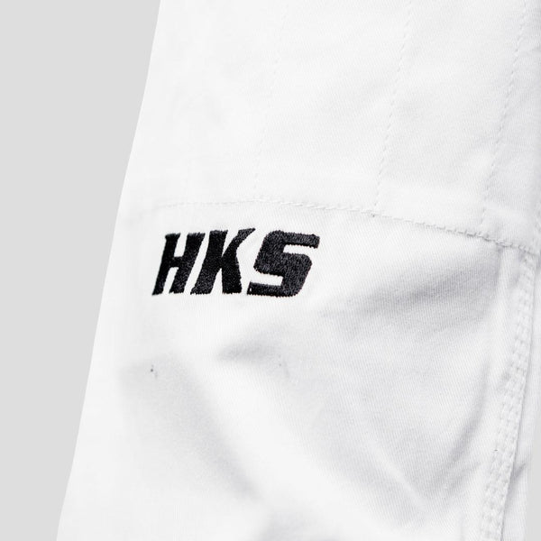 Hooks Ultra Light BJJ Gi - White w/ Black and Red - Hooks Jiu-Jitsu