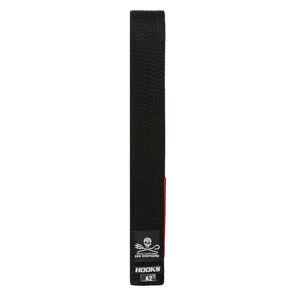 Sea Shepherd Collaboration Premium Pearl BJJ Belt - Hooks Jiu-Jitsu