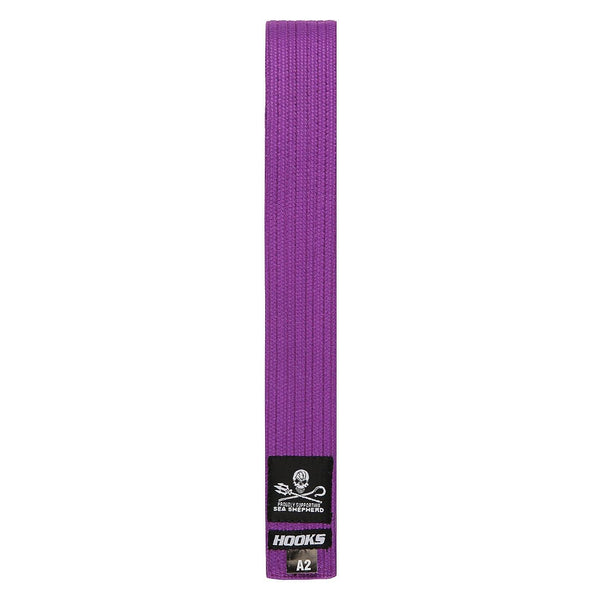 Sea Shepherd Collaboration Premium Pearl BJJ Belt - Hooks Jiu-Jitsu