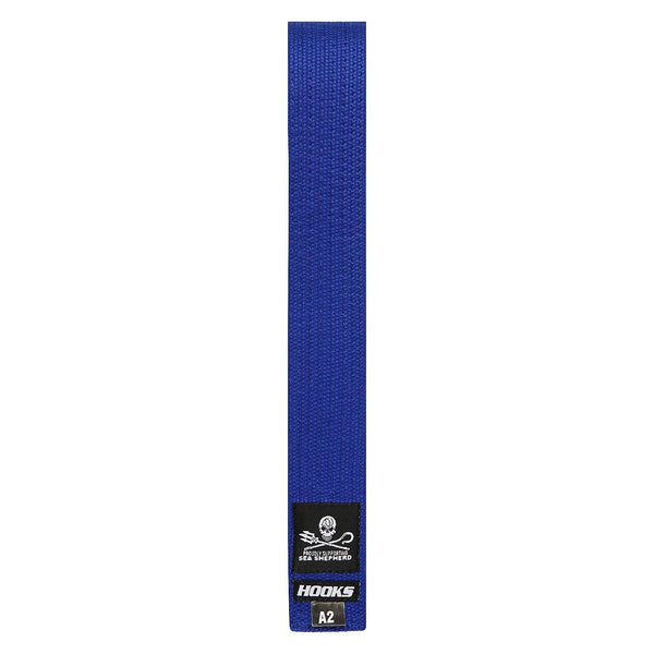 Sea Shepherd Collaboration Premium Pearl BJJ Belt - Hooks Jiu-Jitsu