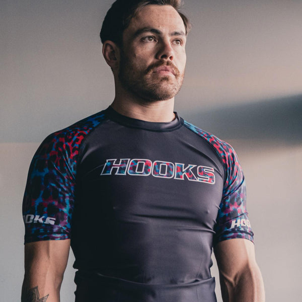 Hooks Neon Panther Rash Guard - Long Sleeve - Hooks Jiu-Jitsu