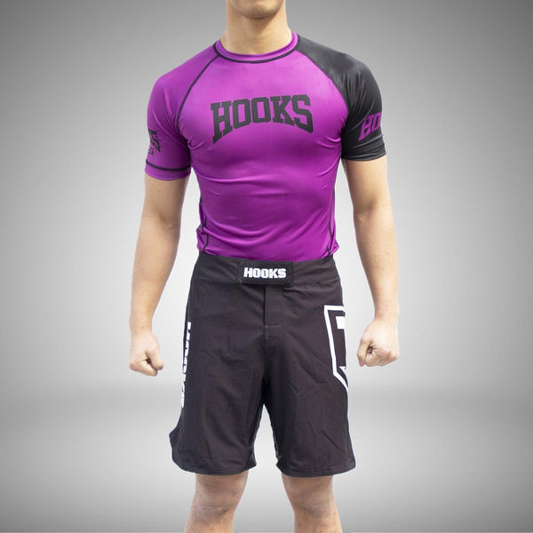 Hooks Prolight Rashguard - Purple - Hooks Jiu-Jitsu