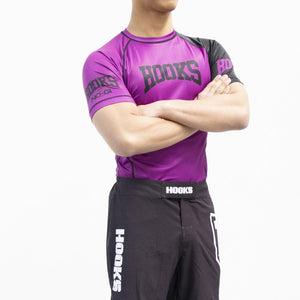 Hooks Prolight Rashguard - Purple - Hooks Jiu-Jitsu