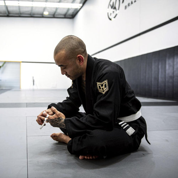 Hooks Ultra Light BJJ Gi - Black w/ Gold - Hooks Jiu-Jitsu