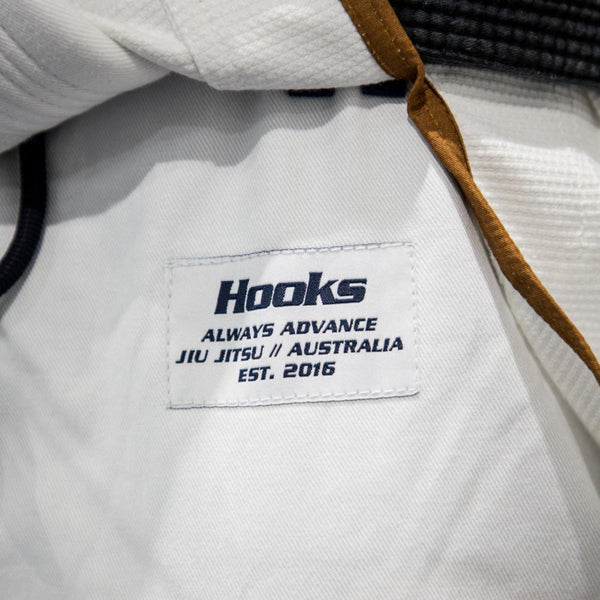 Hooks Supreme BJJ Gi - White - Hooks Jiu-Jitsu