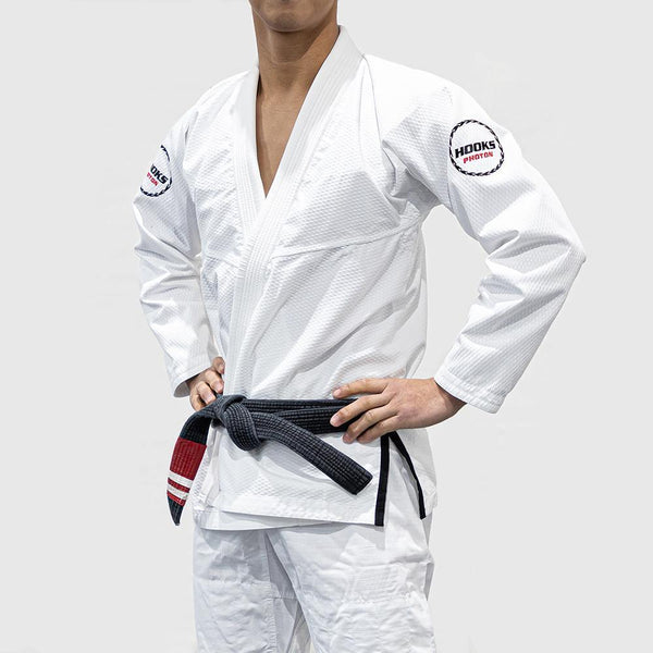 Hooks Photon BJJ Gi - White - Hooks Jiu-Jitsu